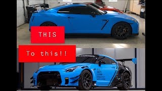 Building a Liberty Walk GT-R!!