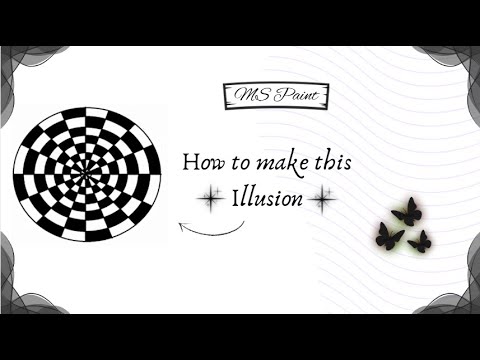 MS Paint Series#1/How to make illusion/AAA DIYland/create your own design🤩/simplest and easiest tips