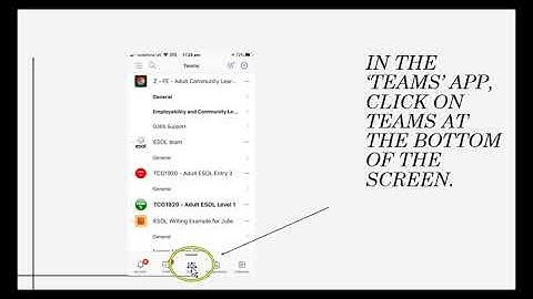 Easy English instructions for students to access Class Notebook on their phone.