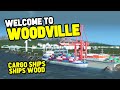 CARGO SHIPS SHIPS WOOD!!!  - Cities Skylines Woodville #8