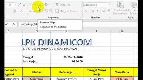 Minta Pencerahan Jawaban Soal Latihan Excel CLCP dari LPK Dinamicom