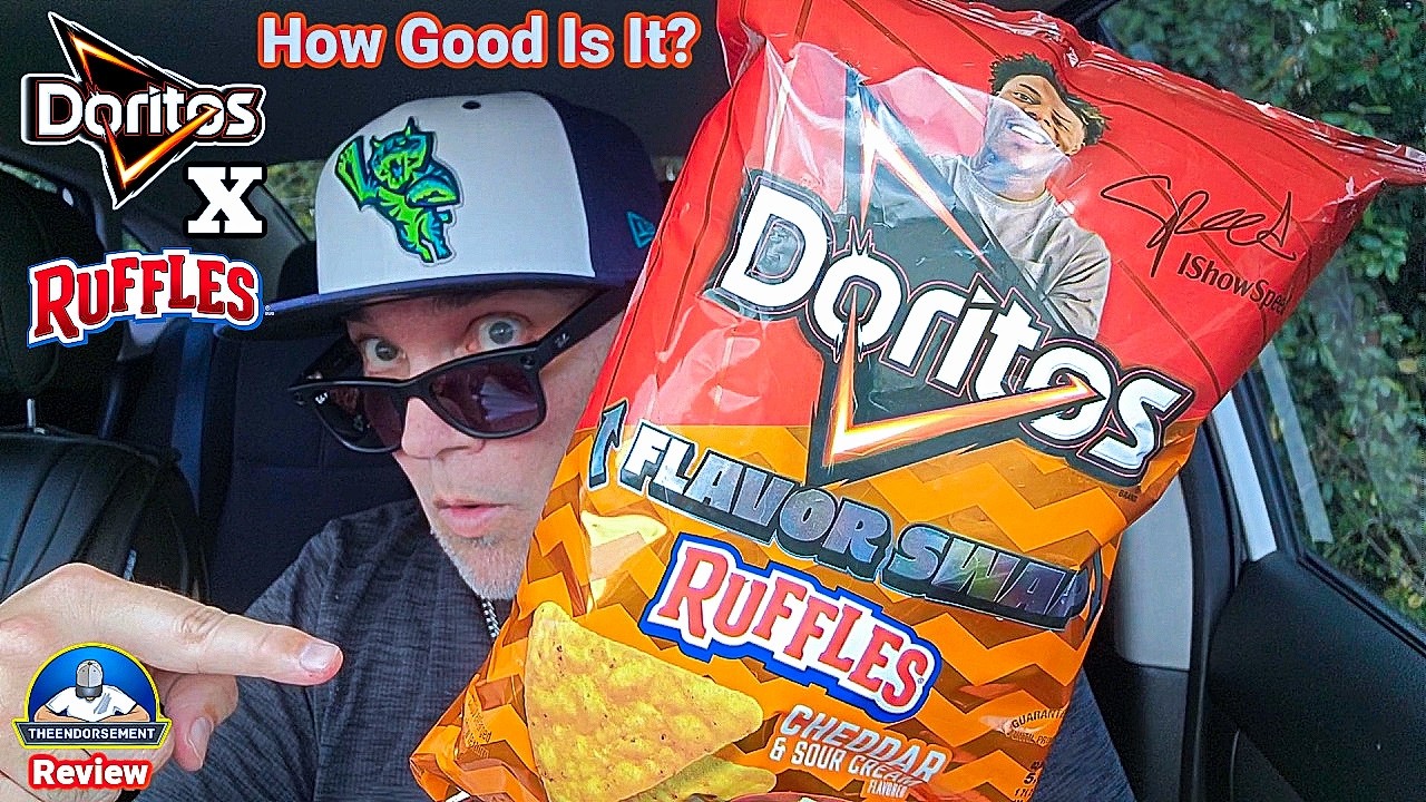 Cheddar & Sour Cream Ruffles® Doritos® Review! 🧀🥔 | Flavor Swap With ISHOWSPEED | theendorsement