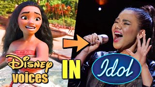 Disney's FEMALE voices in IDOL