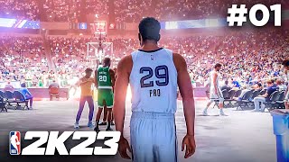 O INICIO DA LENDA - MODO CARREIRA JOGADOR NBA 2K23 - Parte 1