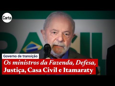 LULA ANUNCIA OS PRIMEIROS NOMES DOS MINISTÉRIOS | Governo de Transição