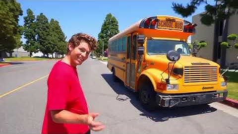 Building the CRAZIEST School Bus EVER with Ben Azelart & Cam Huff