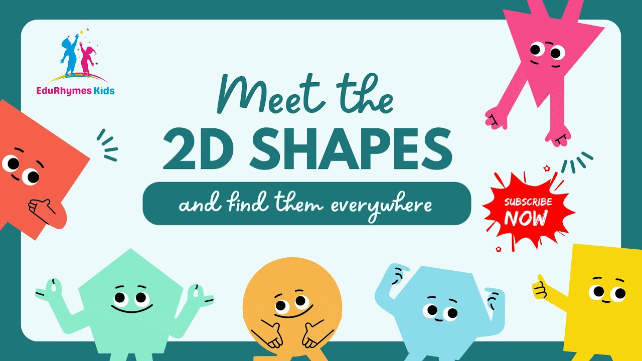 Meet the 2D Shapes | Learn Circle, Square, Triangle & More | Fun ...