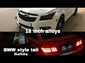 Chevrolet Cruze Fully Modified | 18 Inch Alloy Wheels | BMW Style Tail lamps | The Vehicle Hub