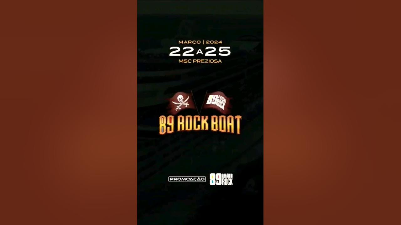 89 Rock Boat: vendas abertas para o maior festival do rock em alto