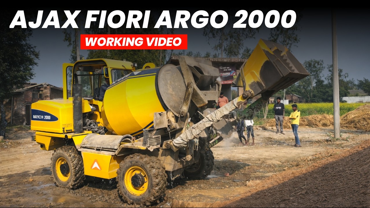 AJAX FIORI ARGO 2000 IS WORKING IN CONSTRUCTION OF MARKET ROAD