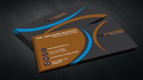 How to Create a Business Card Mockup in Photoshop CS6 |Bangla Tutorial|