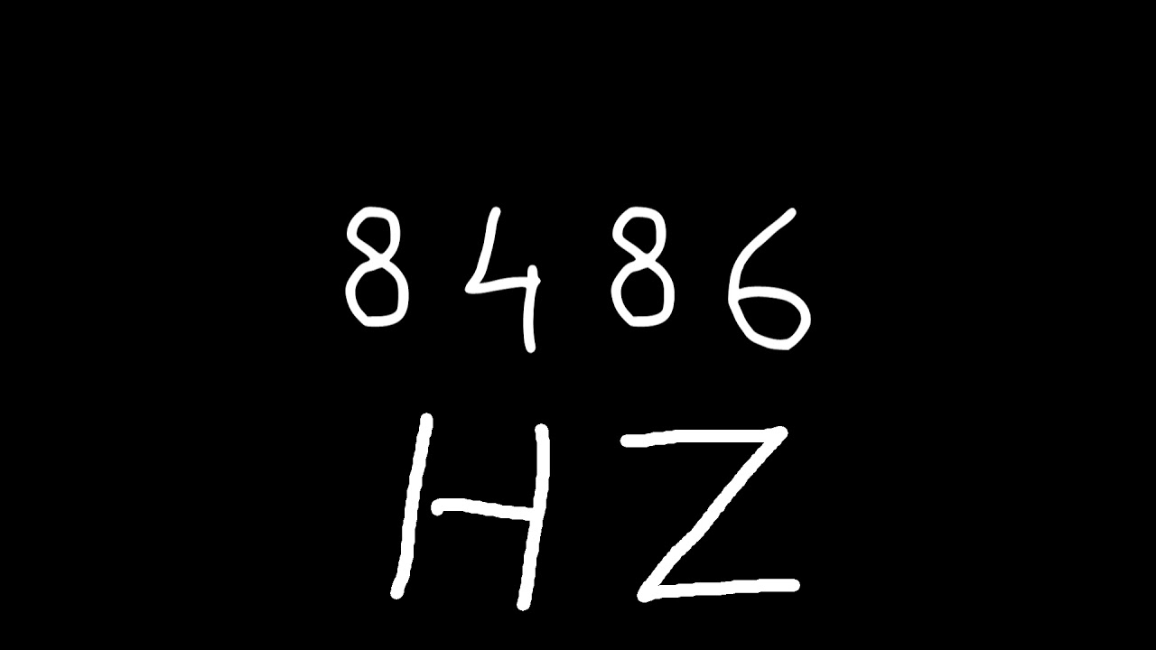 8486 Hz YouTube