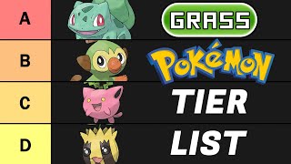 Grass type tier list