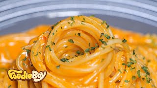 새우 로제 파스타 / Shrimp Rosé Pasta - Korean Street Food / 순천 청춘창고 호스타