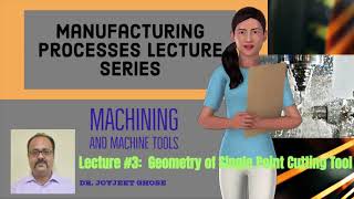 Manufacturing Processes | Machining Lecture Series| Lecture 3| Joyjeet Ghose| Tool Geometry