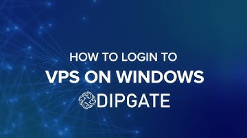 How to login to Dipgate VPS on Windows - Step by Step Guide