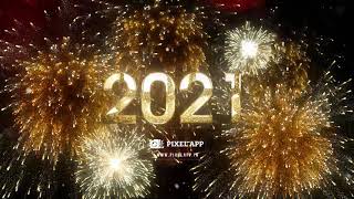 Happy New Year 2021 Gold Countdown By Pixel App
