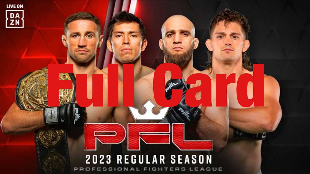 PFL 4 Regular Season 2023 Full Card Prediction