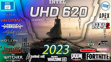 Intel UHD 620  in 15 games  (i3 8130U IGPU TEST)   |  2023-2024