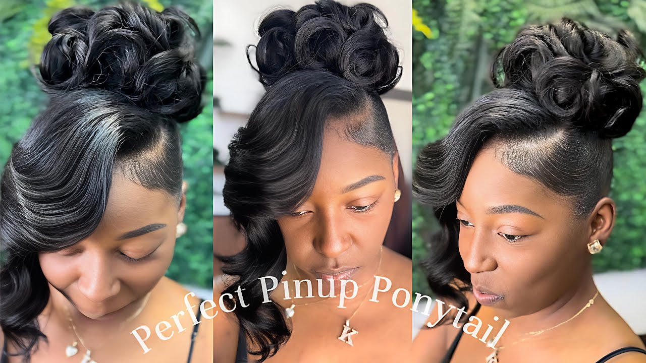 Natural Hair Mag - BIG Side Swept Puff Tutorial | Quick Pin Up Curly  Hairstyle IG: @DayeLaSoul https://www.naturalhairmag.com/big-side -swept-puff-pin-up/ | Facebook