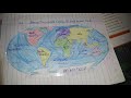 Draw the world continent and ocean map