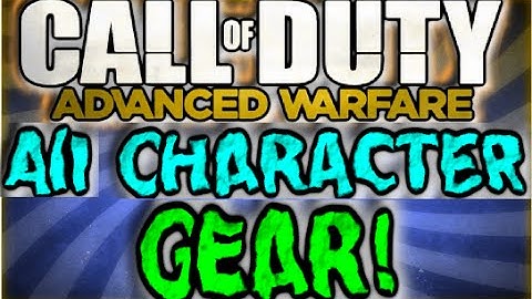 COD Advanced Warfare Create A Soldier Showcase ALL Character Gear Customisation MULTIPLAYER GAMEPLAY