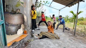 3 Brave Experts Rescue Ethnic Girl Attacked by Anaconda in Abandoned House