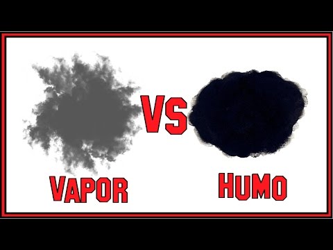 Vídeo: Diferencia Entre Vapor Y Humo