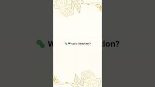 "Infection Explained in 30 Seconds | BSc Nursing | Infection Control.