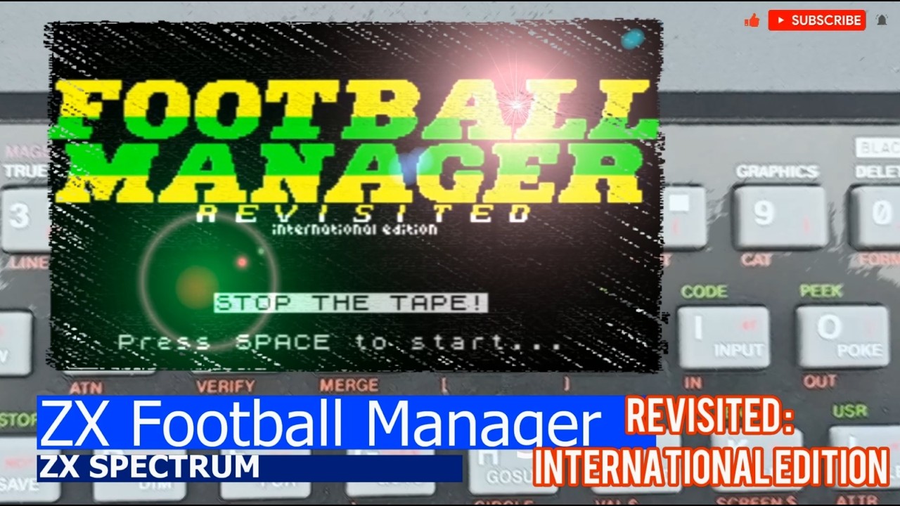ZX Spectrum -=ZX Football Manager Revisited : International