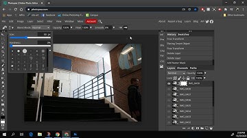 Action multiple exposure Photopea.com edit