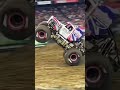 Hard Hit on the Dumpster! #monsterjam #nashville #2023 #sendit #shorts #youtubeshorts #mjwfxxii #tn