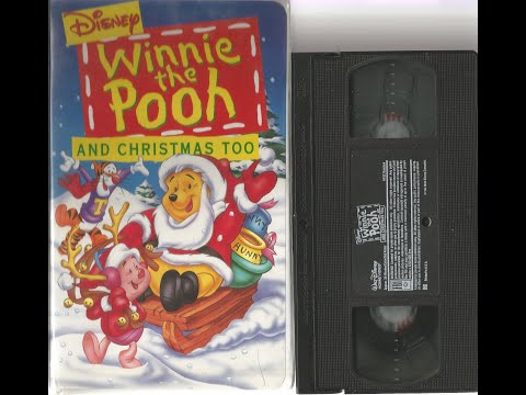 Opening And Closing To Winnie The Pooh And Christmas Too! 1995 VHS 1080p60