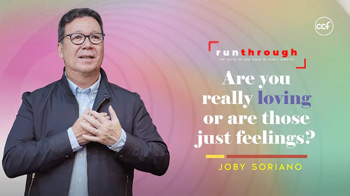 Love Like Jesus | Joby Soriano | Run Through