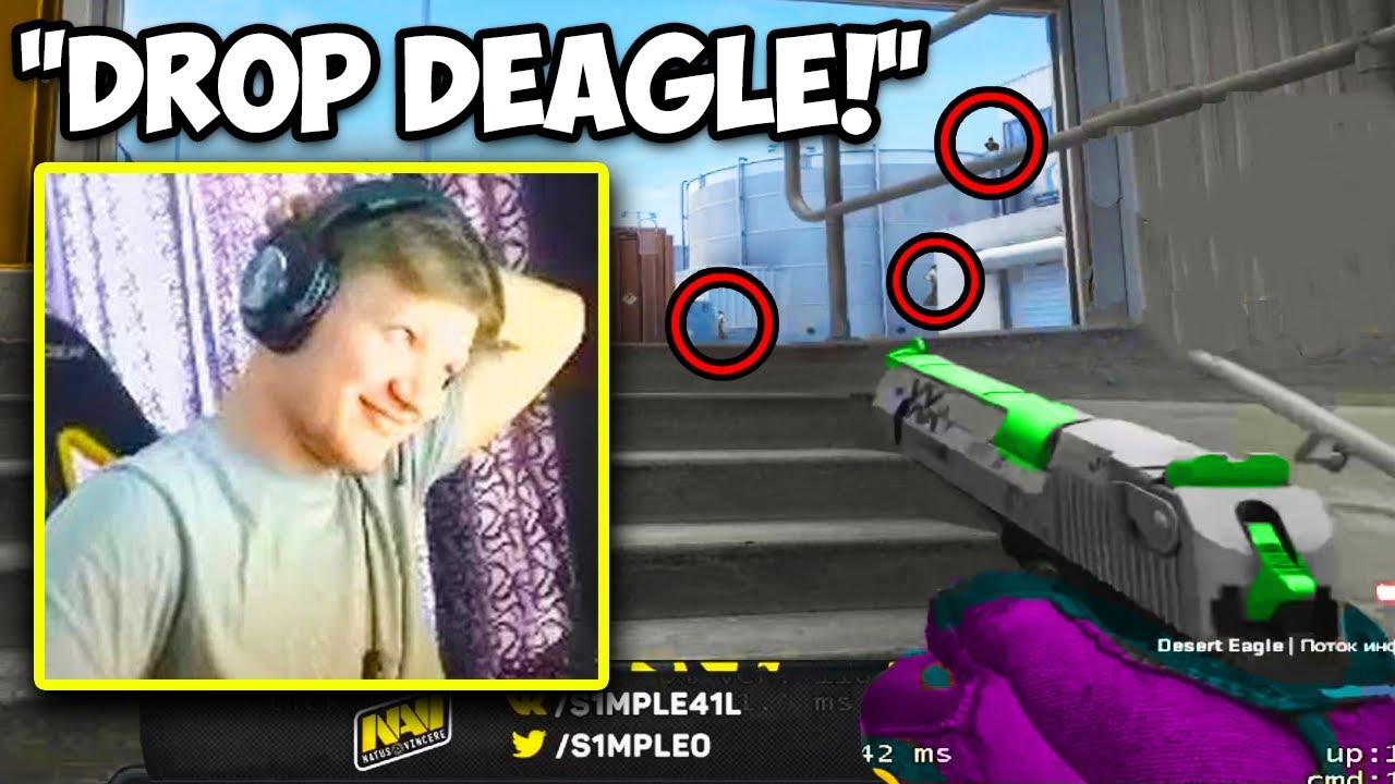 ALWAYS DROP S1MPLE A DEAGLE! ZYWOO WORLD'S BEST PLAYER?! CSGO Twitch Clips