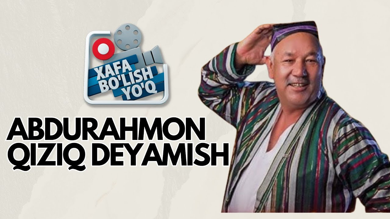 XAFA BO'LISH YO'Q | Abdurahmon qiziq Deyamish