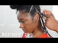 8 Hour Tribal Fulani Cornrows | Hair Me Out | Refinery29