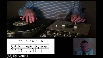 Drumscratching SB  "DJ Netik pattern" (1/2)