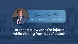 Injured in South Carolina as an Out-of-State Visitor? You Need a SC Attorney | Goings Law Firm