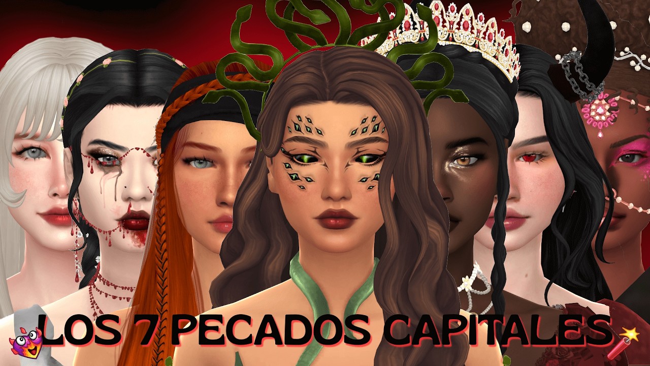 Los 7 Pecados Capitales | Castigadas por Lilith – SpeedSim con Historia | The Sims 4