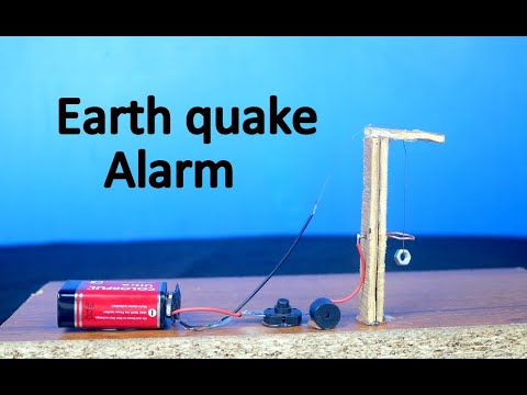 How To Make Earthquake Alarm Working Model For Sience Project. - YouTube