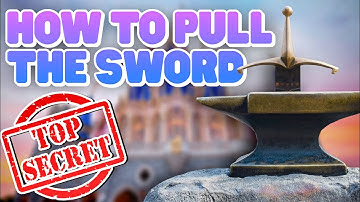 How to Pull the Sword out of the Stone at DISNEY WORLD!! *SECRET REVELED*