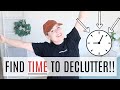 SNEAKY WAYS TO FIND TIME TO DECLUTTER!! FAMILY MINIMALISM| MINIMALIST LIVING