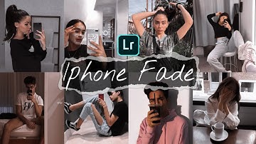 Iphone Fade Preset | 2020 free lightroom mobile preset tutorial | Free DNG