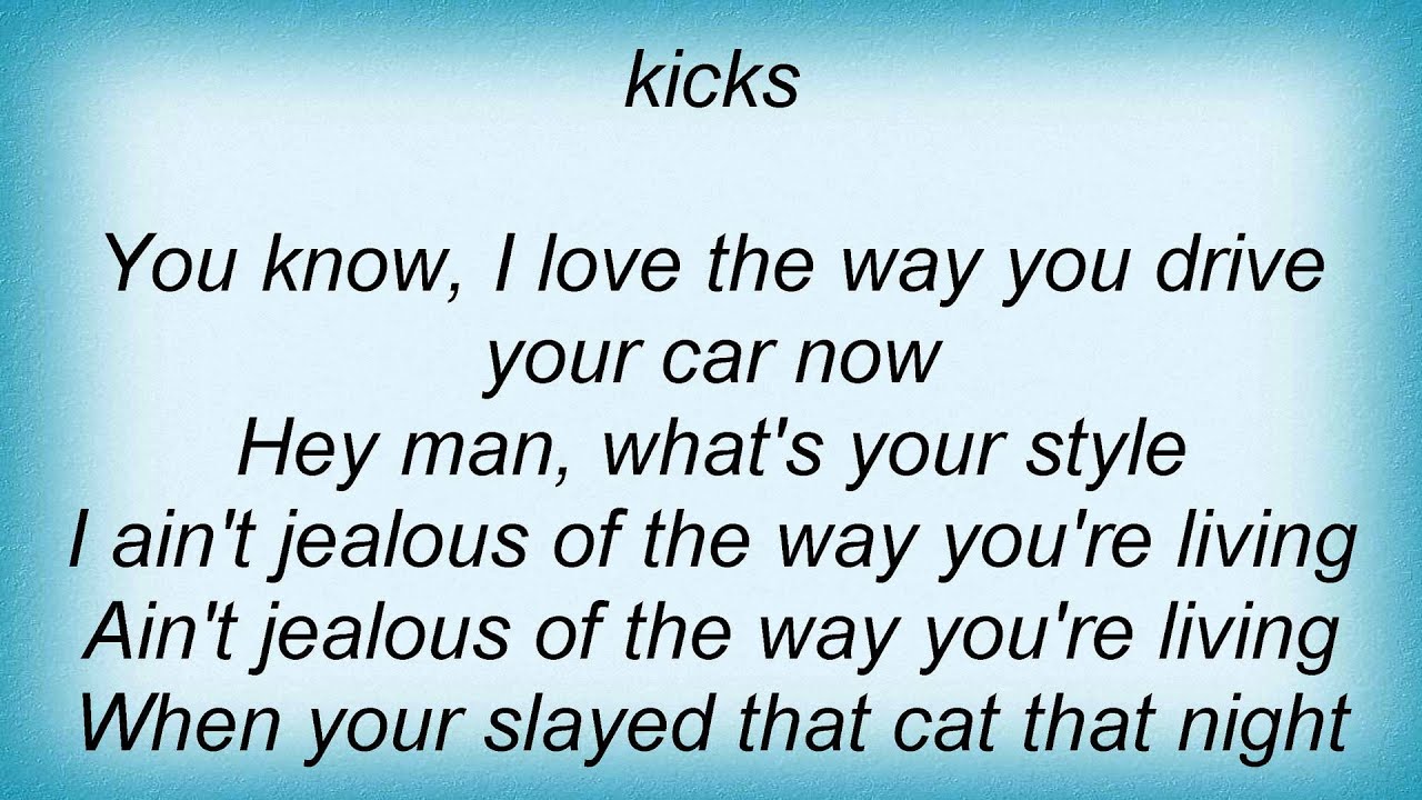 Lou Reed Kicks Lyrics YouTube