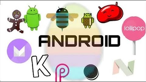 All android versions easter eggs all android version from 1 to 10 | Wasif Talentwala |