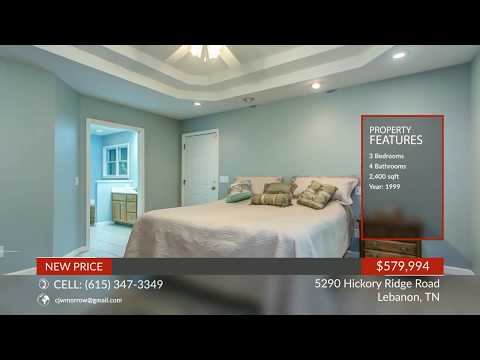 5290 Hickory Ridge Road, Lebanon, TN home video tour