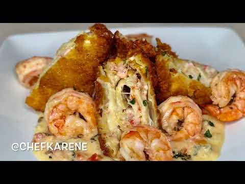 fried-seafood-lasagna