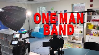 One Man Band Corporate Video Shoot | FS7| NYC| Vlog 001