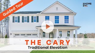The Cary Floorplan with Traditional Elevation